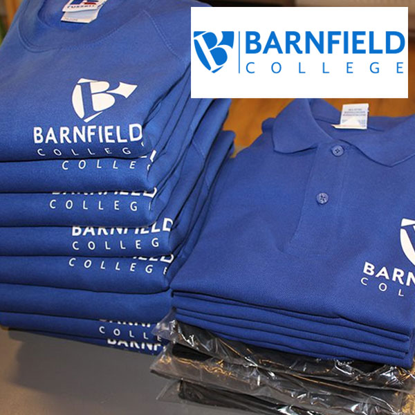 t-shirt printing luton for barnfield college